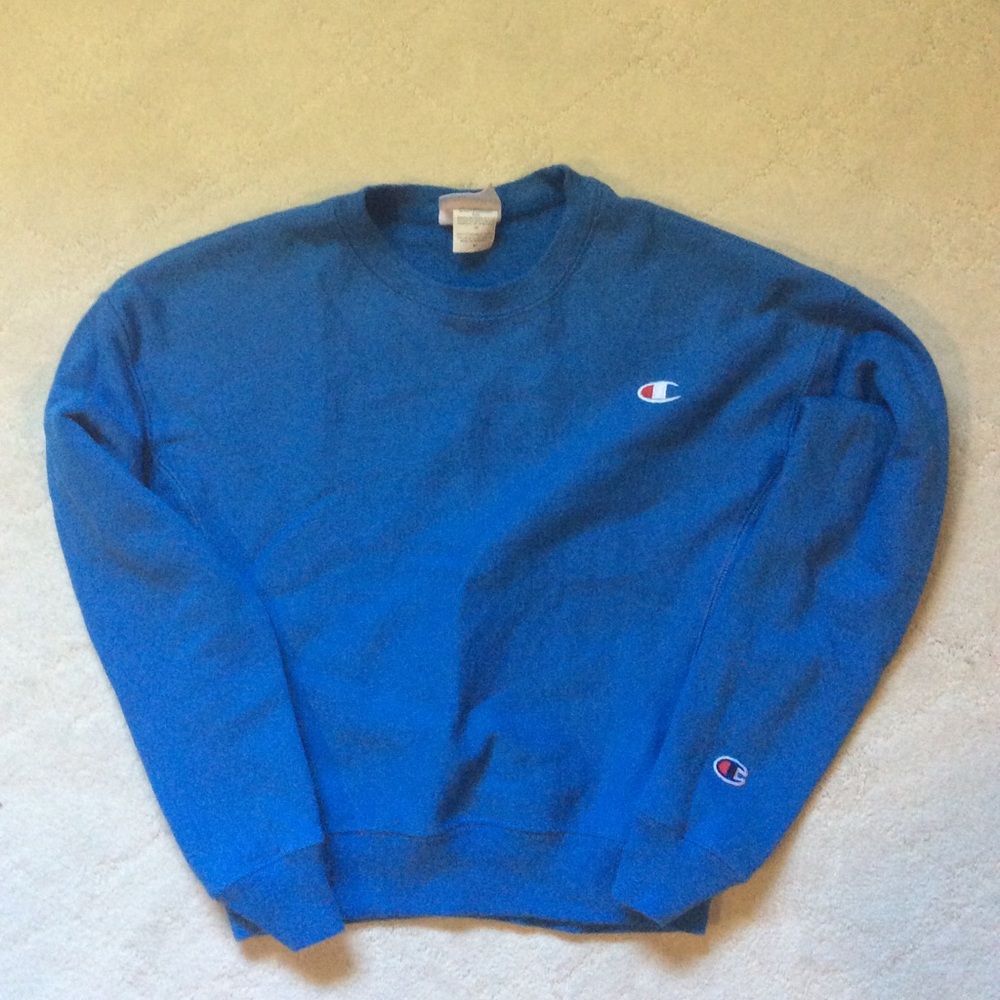 Champion blue crop sweatshirt